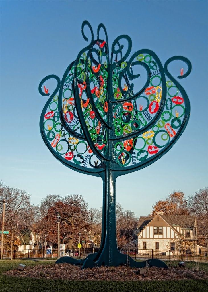 Tree of Life public artwork Milwaukee